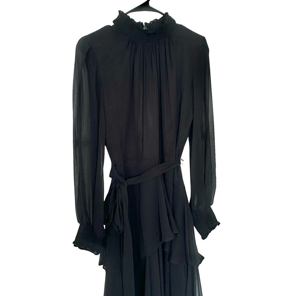 Alex Marie Black Long Sleeve Dress - SIZE 8P